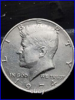 1974 Kennedy Half Dollar No Mint Mark