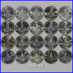 1976 S Kennedy Bicentennial Half Dollar 50c Gem Bu 40% Silver Full Roll 20 Coins