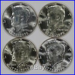1976 S Kennedy Bicentennial Half Dollar 50c Gem Bu 40% Silver Full Roll 20 Coins