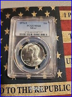 1976-S Kennedy Silver Half Dollar PGCS MS68