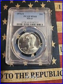 1976-S Kennedy Silver Half Dollar PGCS MS68