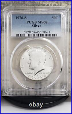 1976-S Silver Kennedy Bicentennial Half Dollar PCGS MS68 Nice Higher Grade