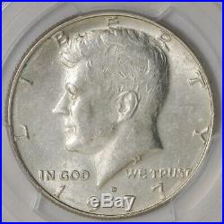 1977-D Kennedy Half 50c Mint Error Struck on 40% Silver Planchet AU58 PCGS