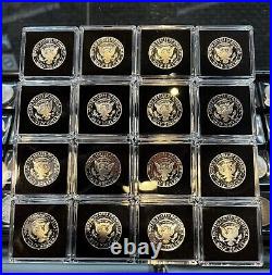 1992-07 Kennedy Silver Proof Lot, Free Shipping