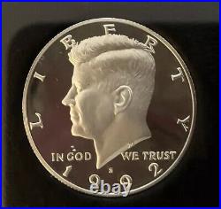 1992-1998 Silver PROOF KENNEDY HALF DOLLARS 7 COINS 92 To 98 YEARS