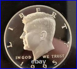 1992-1998 Silver PROOF KENNEDY HALF DOLLARS 7 COINS 92 To 98 YEARS