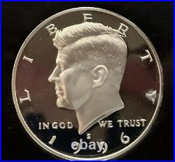 1992-1998 Silver PROOF KENNEDY HALF DOLLARS 7 COINS 92 To 98 YEARS