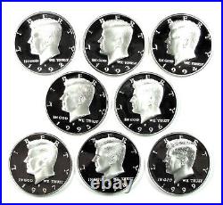 1992-1999, 2000-2009, 2010-2021 Silver Proof Kennedy Half Dollars 30 Coins #019