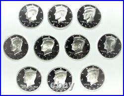 1992-1999, 2000-2009, 2010-2021 Silver Proof Kennedy Half Dollars 30 Coins #019