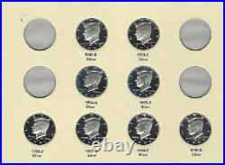 1992-1999 S Proof Silver Kennedy Cameo Half Dollar Collection 8 Piece Set