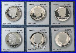 1992-S 1993-S thru 2018-S 2019-S Gem Proof Silver Kennedy Half Dollar 28pc Set