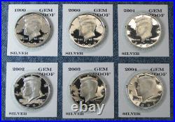 1992-S 1993-S thru 2019-S 2020-S Gem Proof Silver Kennedy Half Dollar 29pc Set