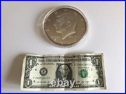 1995 Half Pound Kennedy Silver Proof 6 Ounces of. 999 Pure Silver Investment