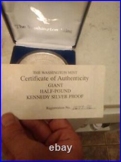 1996 Half Pound Proof Silver Kennedy Half Dollar