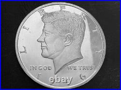 1996 Kennedy One Half Pound 8 Ounces oz. 999 Pure Silver Round