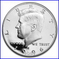 1996-S Silver Kennedy Half Dollar 20-Coin Roll Proof SKU#285924
