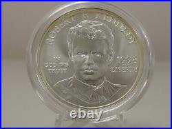 1998 BU Kennedy Collector Set 90% silver dollar & matte half box & COA 69736-002