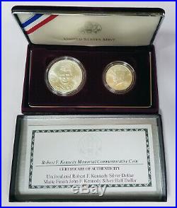 1998-S Kennedy Collector's Set Silver Dollar & Matte Proof Half