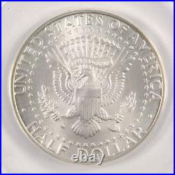 1998 S Kennedy Half Dollar MS 63 ANACS 90% Silver 50c Matte Finish Uncirculated