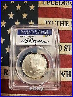 1998-S Kennedy SMS Half Dollar PCGS SP69 Matte Thomas Rogers Signature, Rare