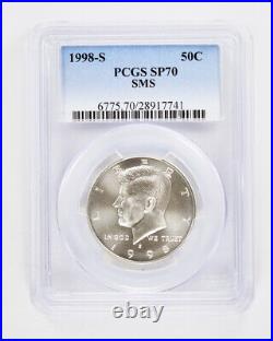 1998-S Kennedy Silver Half Dollar PCGS SP70 50c Matte Proof
