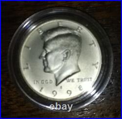 1998 S Kennedy Silver Matte Proof Free Shipping