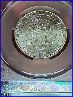 1998 S Silver Matte Finish Kennedy Half Dollar CAC SMS69