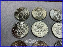 (1 Roll) 20 BU 1964 Uncirculated Silver Kennedy Half Dollar