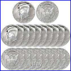 2002 S Kennedy Half Dollar Roll Gem Deep Cameo 90% Silver Proof 20 US Coins