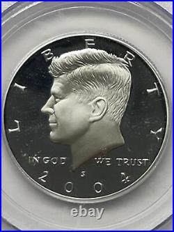 2004-s Pcgs Pr70dcam Silver Kennedy Half Dollar