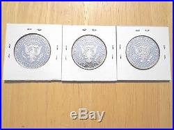 2010 2011 S 2012 S 2013 S 2014 S 2015 S Silver Proof Kennedy Half 6 Coin Lot Set