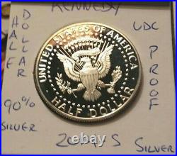 2010-2020 PDSS U. S. Mint UNC/UDC Kennedy (29) Half Dollar Proof Coin Set Silver