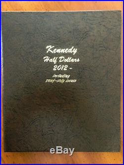 2012-2020 P/D/S/S Kennedy Half Dollar Silver ProofClad BU 36 Pcs- Dansco 8167