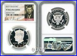 2012 S Silver Kennedy Half Dollar 50c Ngc Pf70 Ultra Cameo Bbb