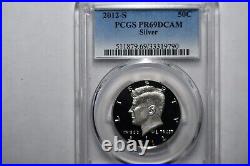 2012 S Silver Kennedy Half Dollar, PCGS PR69 DCAM
