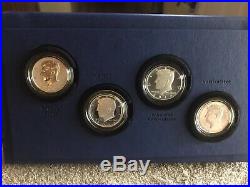 2014 50TH Anniversary Kennedy Half Dollar Silver 4 Coin Presentation Set