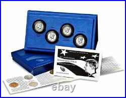 2014 50th Anniversary Kennedy Half Dollar Coin Collection 4 Coin Set OGP
