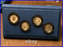 2014 50th Anniversary Kennedy Half Dollar Set, P D S W with Box & COA for sale