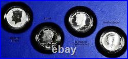 2014 50th Anniversary Kennedy Half Dollar Silver Coin Collection 4 Coin Set