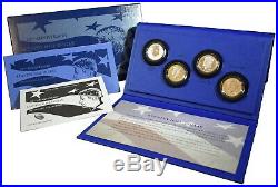 2014 50th Anniversary Kennedy Half Dollar Silver Collection 4 Coin Set