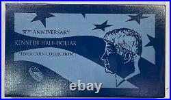 2014 50th Anniversary Kennedy Silver Half Dollar 4 Coin Set Box/coa, Reverse Pr