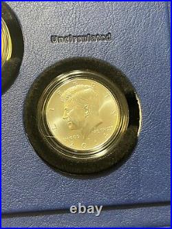 2014 50th Anniversary Kennedy Silver Half Dollar 4-Coin Set OGP
