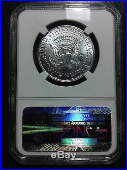 2014 D Silver Uncirculated Kennedy Half NGC SP69 50th Anniversary Set ER