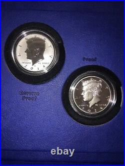 2014 JFK Kennedy Half Dollar 50th Anniversary Silver PDSW 4 Coin Set OGP Nice