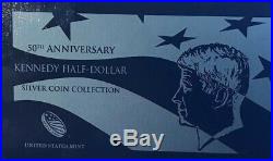 2014 John F Kennedy Half Dollar Silver Coin Collection 4-coin Set Us Mint