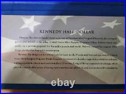 2014 KENNEDY 50th ANNIVERSARY HALF DOLLAR SILVER COIN SET IN ORIGINAL PACKAGING