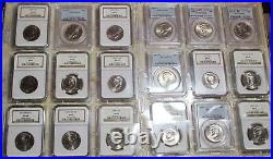 2014 KENNEDY 50th ANNIVERSARY SET HIGH RELIEF +117 MORE TOTAL OF 124 HALF DOLLAR