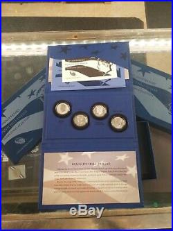 2014 Kennedy 50th Anniversary Silver Half Dollar Coin Set OGP Box & COA