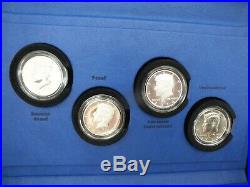 2014 Kennedy 50th Anniversary Silver Half Dollar Coin Set OGP Box & COA MA278