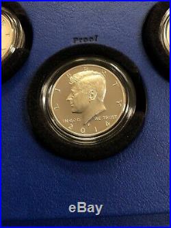 2014 Kennedy 50th Anniversary Silver Half Dollar Coin Set OGP & COA